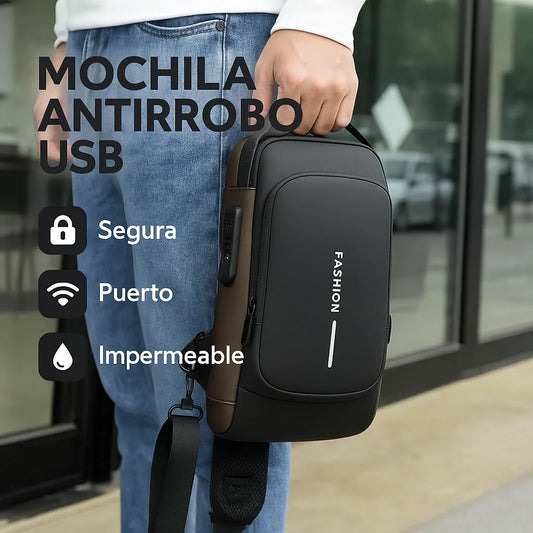 SmartShield® - Mochila Urbana Antirrobo USB