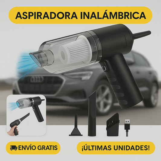 2x1 Compresor Portatil + Turbo Aspiradora de regalo🎁