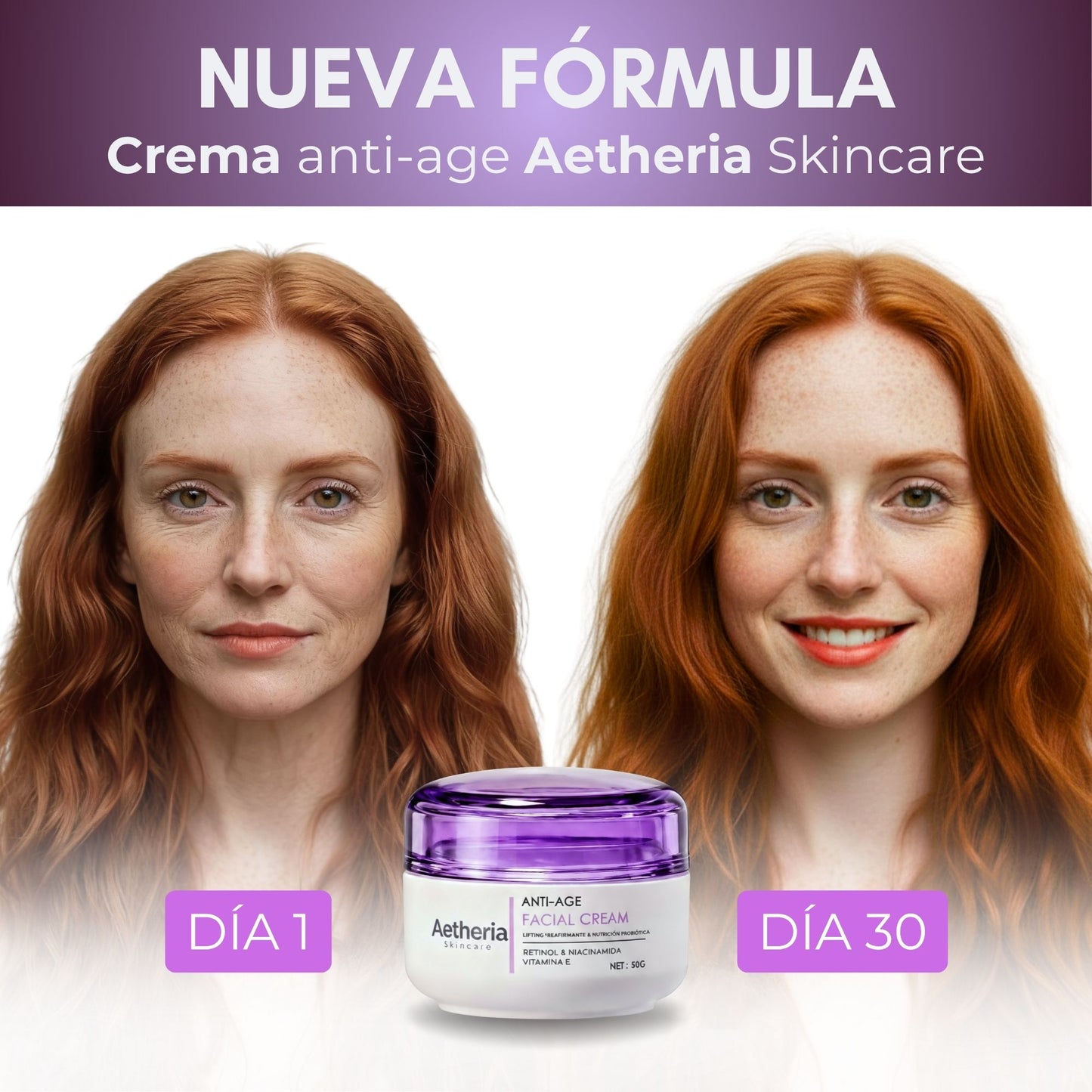 Aetheria Skincare™ | Crema facial Anti-Age