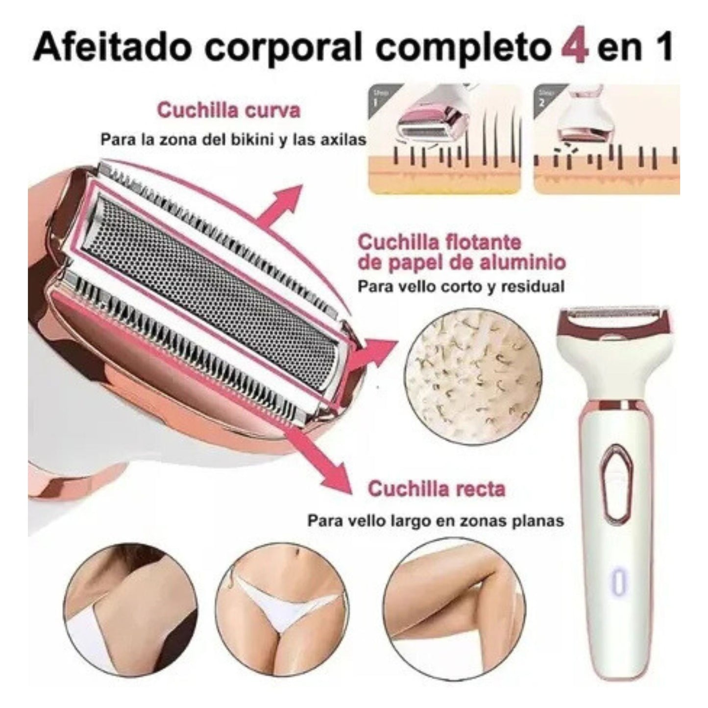 Depimax® Depiladora 4 en 1 Profesional